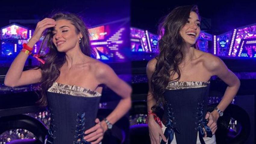 Hande Erçel Suudi Arabistan'da festivalde! Tarzının bedeli belli oldu
