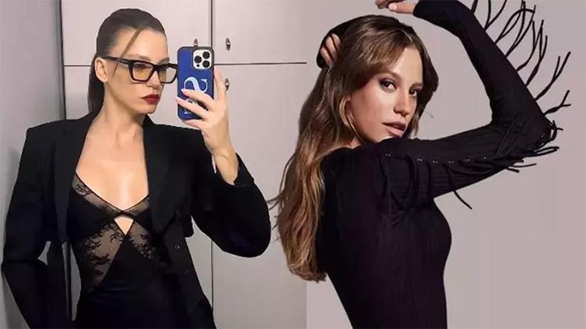Serenay Sarıkaya'nın tül elbisesi olay oldu! Detaylar nefes kesti