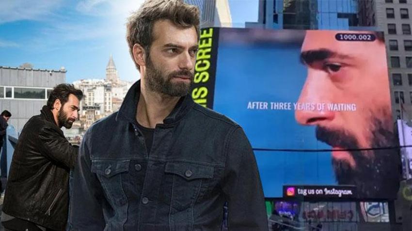 İlker Kaleli'ye hayranlarından Times Square jesti!
