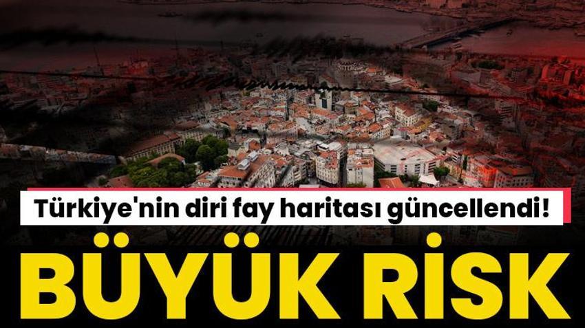 Türkiye'nin diri fay haritası güncellendi! Büyük risk oluşturuyor, il il açıklandı
