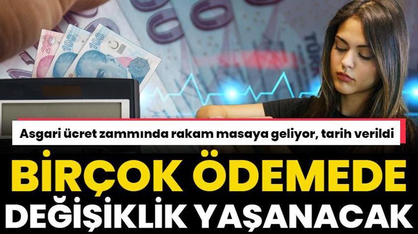  Asgari ücret zammında rakam masaya geliyor, tarih verildi! İşsizlik ödeneği, GSS primi, kıdem tazminatı artıyor