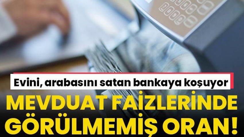 Mevduat faizlerinde görülmemiş artış! Faiz oranları yüzde 52'yi de aştı! 1 milyon TL'ye 123 bin lira faiz getirisi