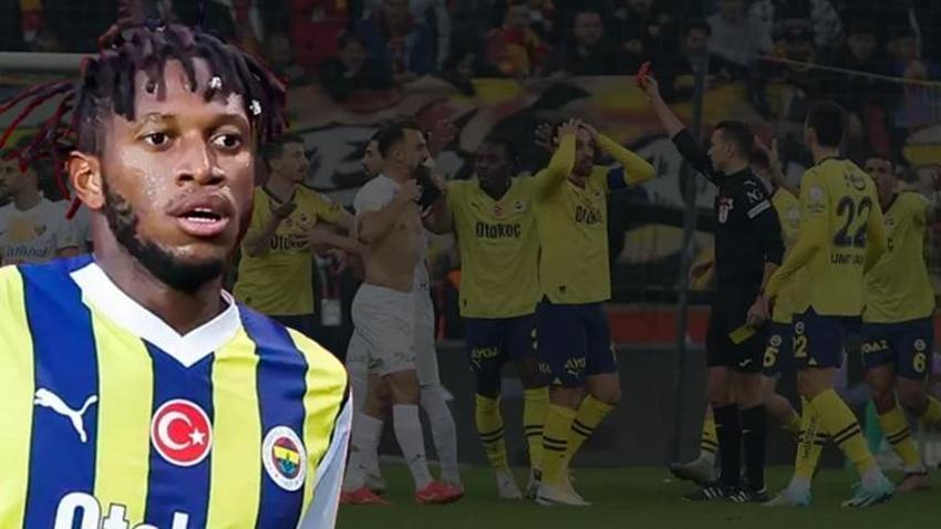 Fred'in Zorbay Küçük'e söylediği sözler ortaya çıktı: Lanet aptal hakem...