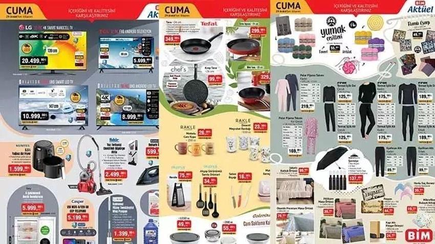 BİM 26-29 Aralık aktüel katalog: Fırın tepsisi, Tost tavası, Krep tava var! Yılın son katalogunda sürpriz kampanya!