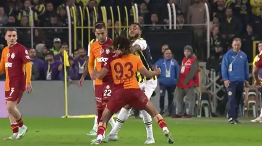 Penaltı ve kırmızı kart tartışmaları Fenerbahçe-Galatasaray derbisine damga vurdu! İşte derbideki tartışmalı pozisyonlar...