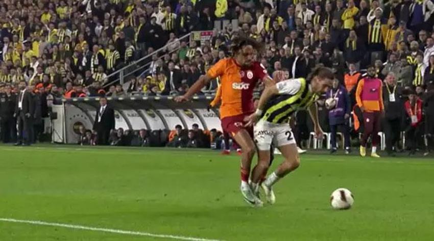 Penaltı ve kırmızı kart tartışmaları Fenerbahçe-Galatasaray derbisine damga vurdu! İşte derbideki tartışmalı pozisyonlar...