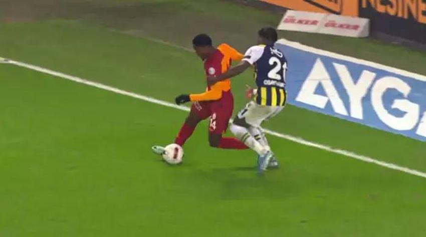 Penaltı ve kırmızı kart tartışmaları Fenerbahçe-Galatasaray derbisine damga vurdu! İşte derbideki tartışmalı pozisyonlar...