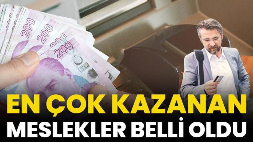 En çok kazanan meslekler belli oldu! TÜİK verileri ortaya koydu brüt ücret 293 bin 511 TL...
