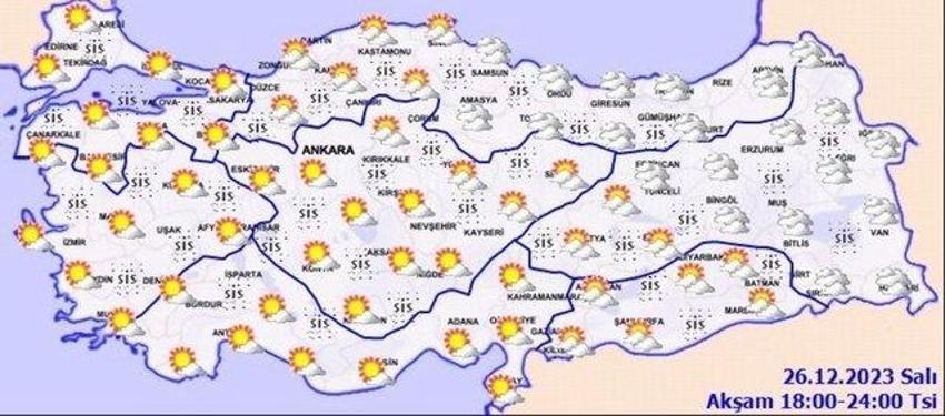 Bahar havası Marmara'dan gitmiyor! Meteoroloji yağış uyarısını o iller için yaptı: 26 Aralık hava nasıl olacak?