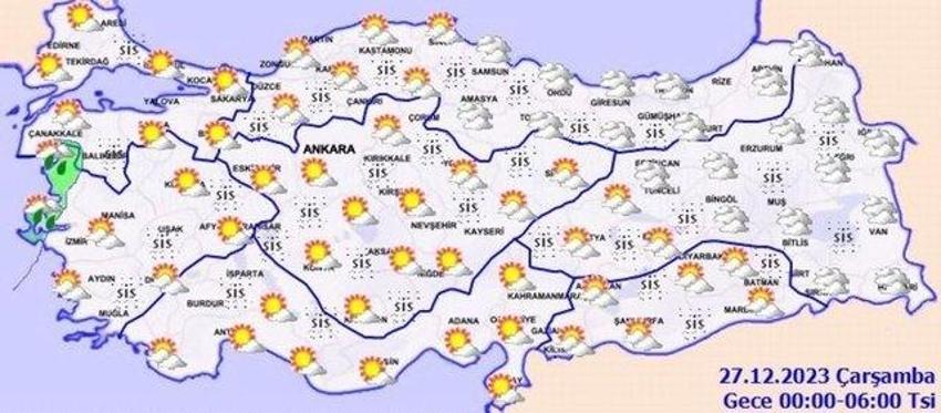 Bahar havası Marmara'dan gitmiyor! Meteoroloji yağış uyarısını o iller için yaptı: 26 Aralık hava nasıl olacak?