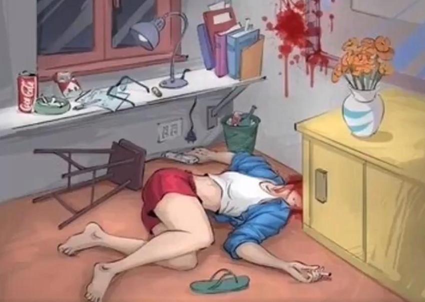 Zeka testi: Cinayet mi, intihar mı? Görseli çözen FBI ajanı olabilir!