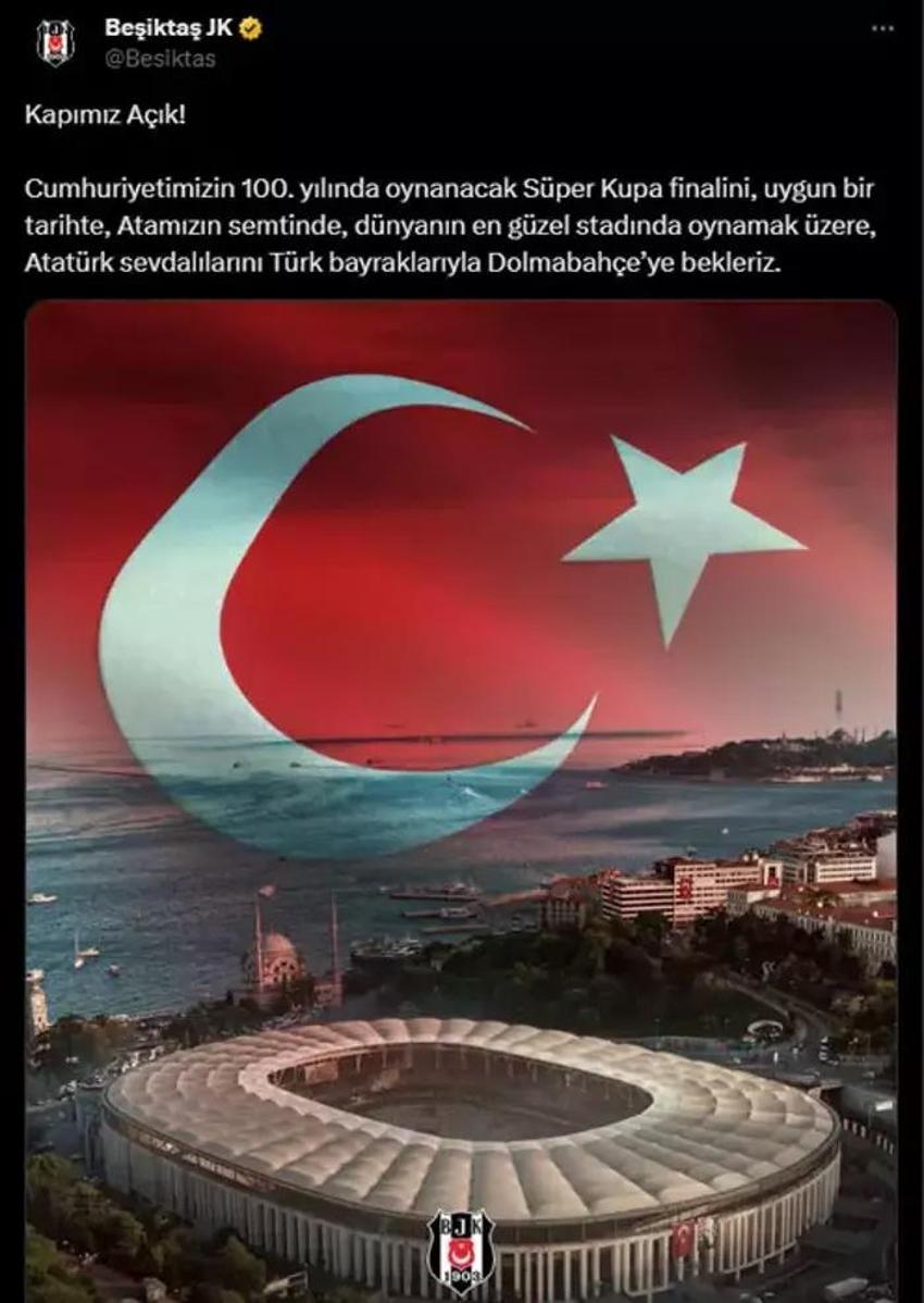 Süper Kupa maçında kriz çıktı! Kulüpler Galatasaray ve Fenerbahçe'ye destek oldu...