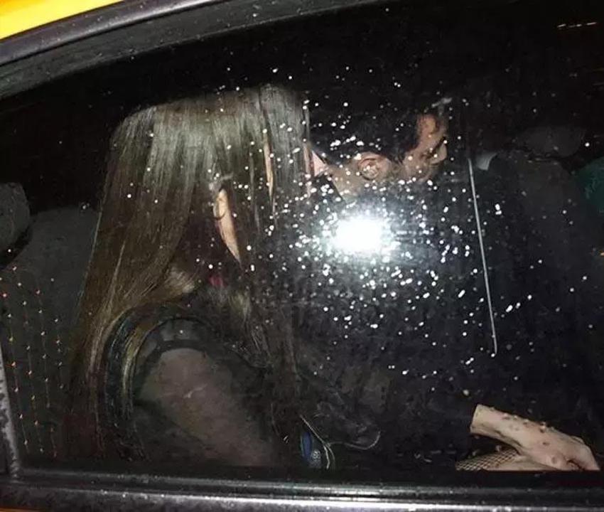 Derin Talu ve sevgilisi panikledi! Biri yüzünü gizledi, diğeri gazetecileri videoya çekti