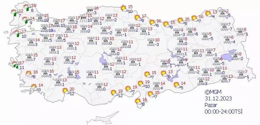 Lapa lapa kar yok, Noel Baba da  gelmiyor! 31 Aralık Yılbaşında hava nasıl olacak? Meteoroloji'den iki bölge için flaş uyarı var!