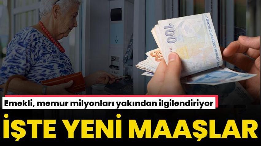 Emekli, memur zammı 2024! Enflasyon açıklandı, zam oranı ve yeni maaşlar belli oldu