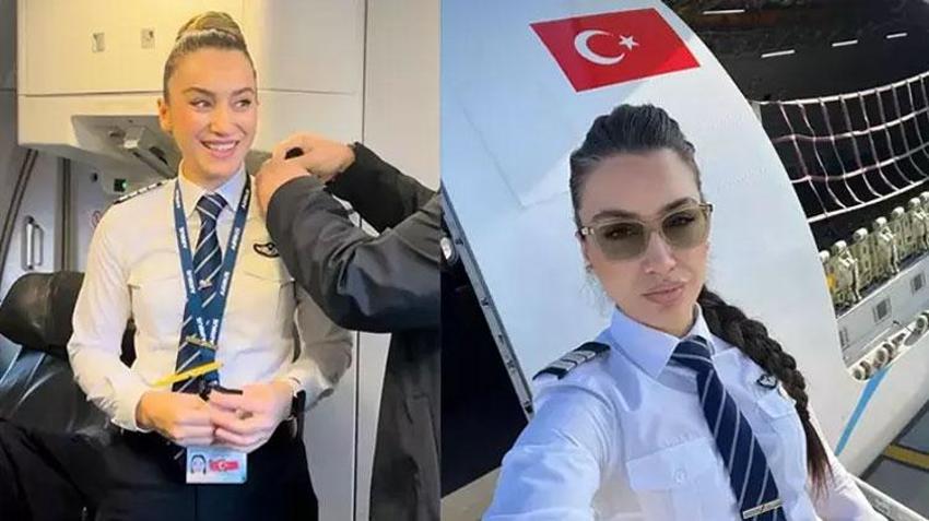 Sabri Sarıoğlu'nun eşi Yağmur Sarıoğlu kaptan pilotluğa terfi etti!