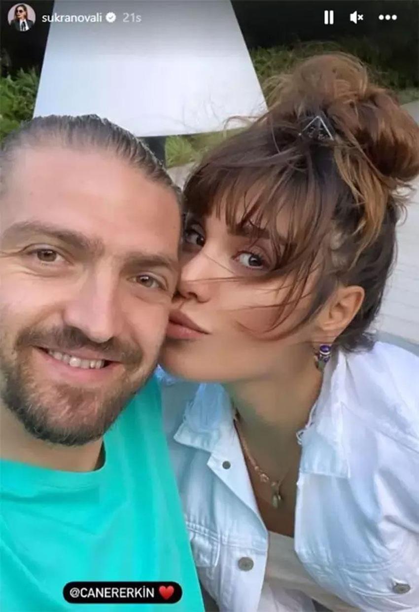 Evliliklerinin 7'nci yılı kutlayan Caner Erkin'den Şükran Ovalı'ya: İyi ki Mihran Ela’mızın annesisin