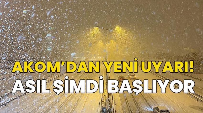 Yoğun kar yağışı İstanbul'a giriş yapıyor, lapa lapa yağacak! MGM ve AKOM art arda uyardı, Sibirya soğukları fena vuracak, o saatlere dikkat... 