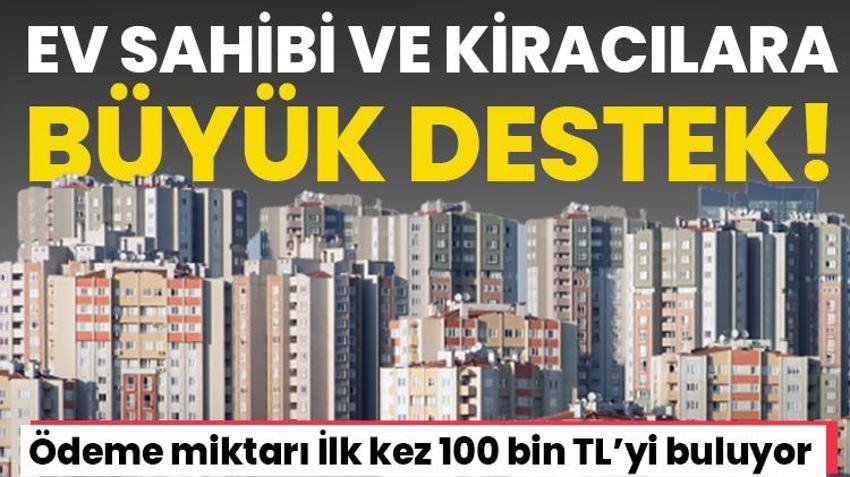 Kiracılara 100 bin TL destek! Detaylar tek tek açıklandı, başvurular e-Devlet üzerinden yapılıyor