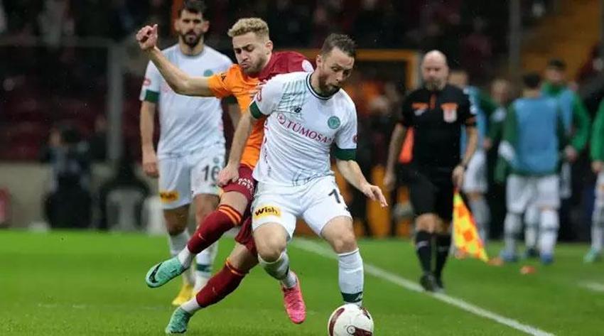 Galatasaray-Konyaspor maçına damga vuran pozisyon! Goller öncesi faul: Bu çok net penaltı