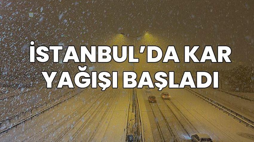 Kar yağışı İstanbul'da baÅŸladı! Valilik, AKOM ve MGM'den son dakika uyarısı geldi, 39 ilçede lapa lapa kar yaÄŸacak