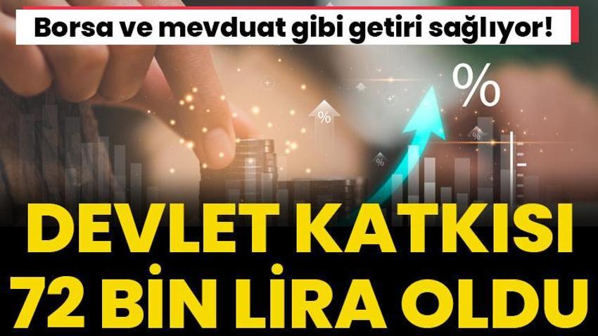 BES'te devlet katkısı 72 bin TL’ye çıktı! Altın, borsa ve mevduat gibi getiri sağlıyor! 
