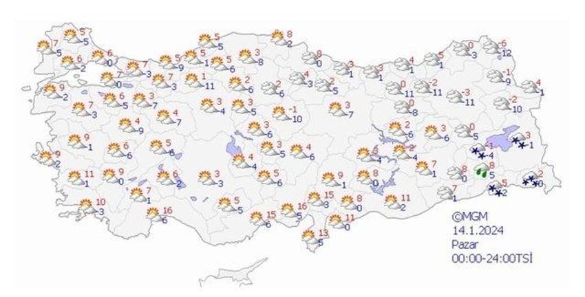 Bu hafta sonu yağış var mı? 13-14 Ocak İstanbul, İzmir, Ankara hava durumu!