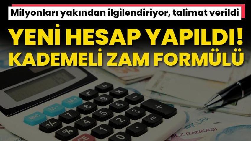En düşük emekli maaşına yeni düzenleme! Kademeli zam formülü, işte yeni maaşlar