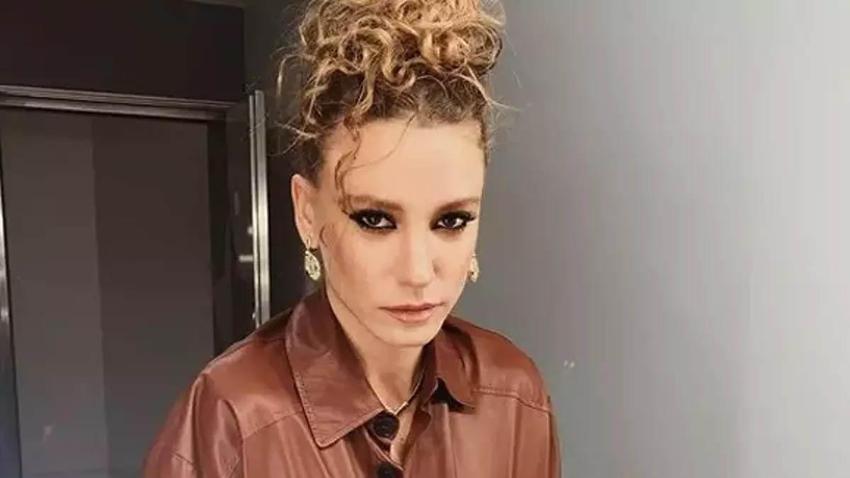 Serenay Sarıkaya'nın elbisesi olay oldu