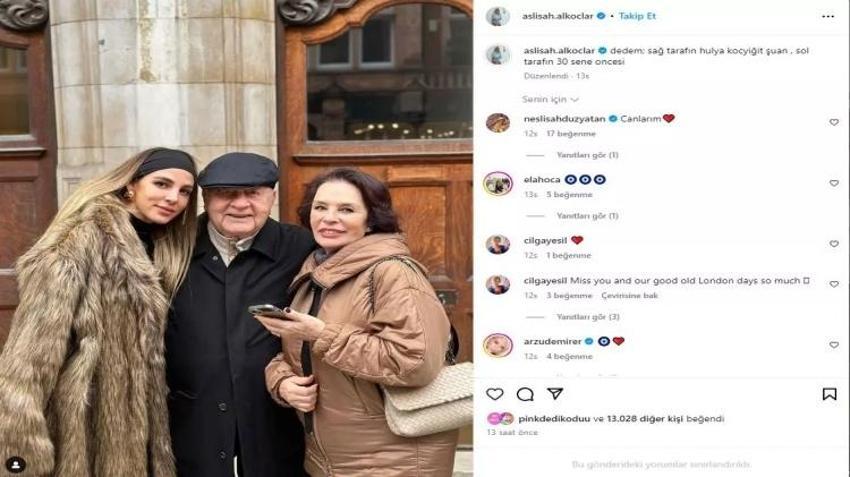 Aslışah Alkoçlar'dan annenesi Hülya Koçyiğit'e gönderme! "30 yıl önceki hali"