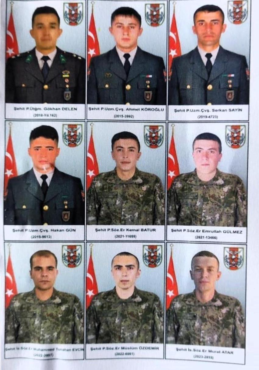 Türkiye kahramanlarını uğurladı... Pençe-Kilit şehitlerine acı veda