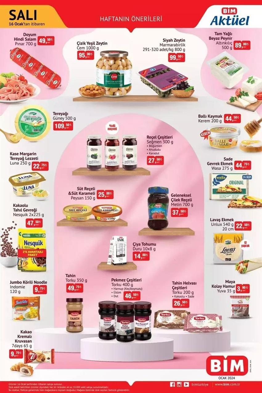 BİM 16-19 Ocak 2024 aktüel katalog: BİM'de sürpriz kampanya var!