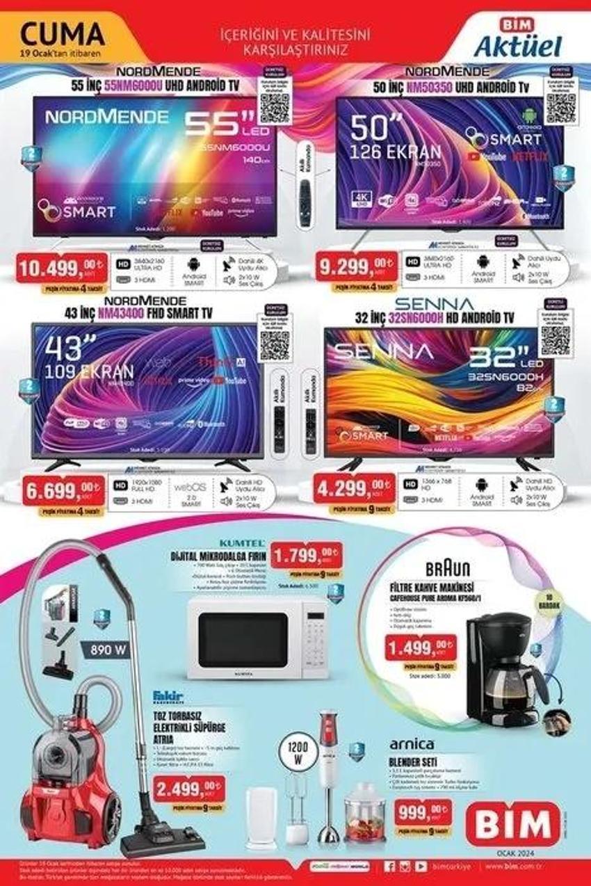 BİM 16-19 Ocak 2024 aktüel katalog: BİM'de sürpriz kampanya var!