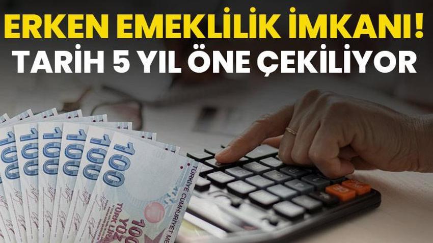 Erken emeklilik fırsatı! Tarih 5 yıl önce çekilecek, kritik prim detayı belli oldu