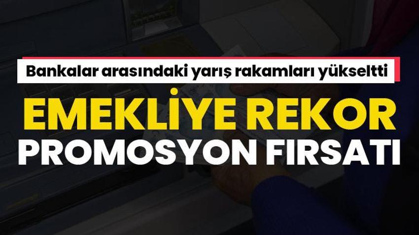 Bankalardan peş peşe açıklama! Emekliye rekor promosyon fırsatı