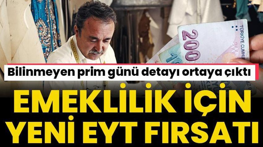 Emeklilik için ikinci EYT fırsatı! Bilinmeyen prim günü detayı ortaya çıktı