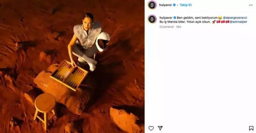 Hülya Avşar'dan ilk Türk Astronot Alper Gezeravcı paylaşımı! ‘Ben geldim, seni bekliyorum’
