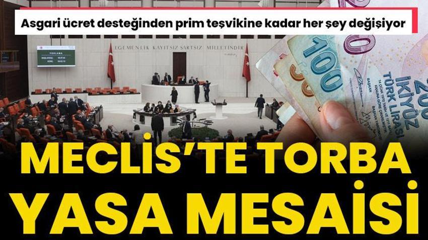 Asgari ücret desteğinden prim teşvikine kadar her şey değişiyor! Torba yasada neler var?