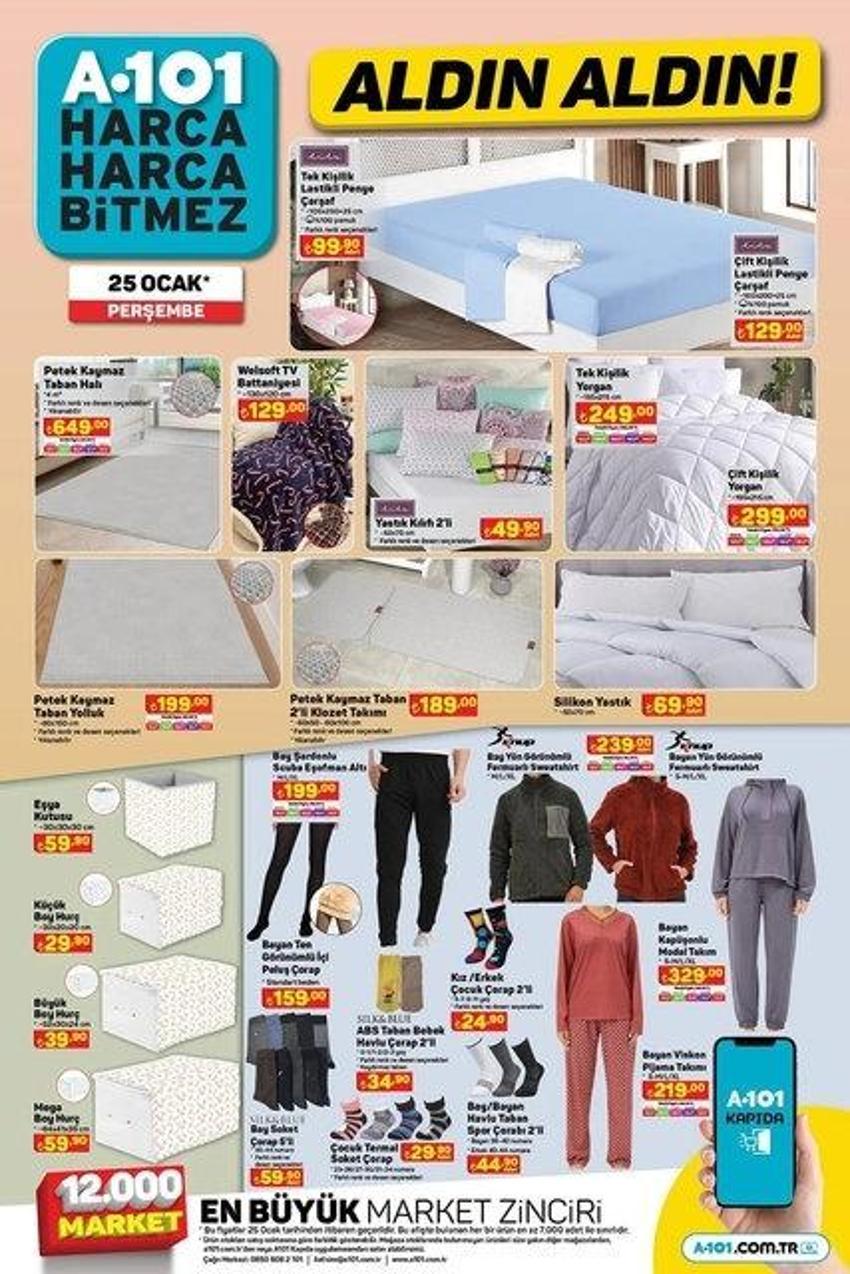 A101 25 Ocak katalogu: Koltuk takımı da var, karavan da! A101 Aldın Aldın'da bu hafta neler var?