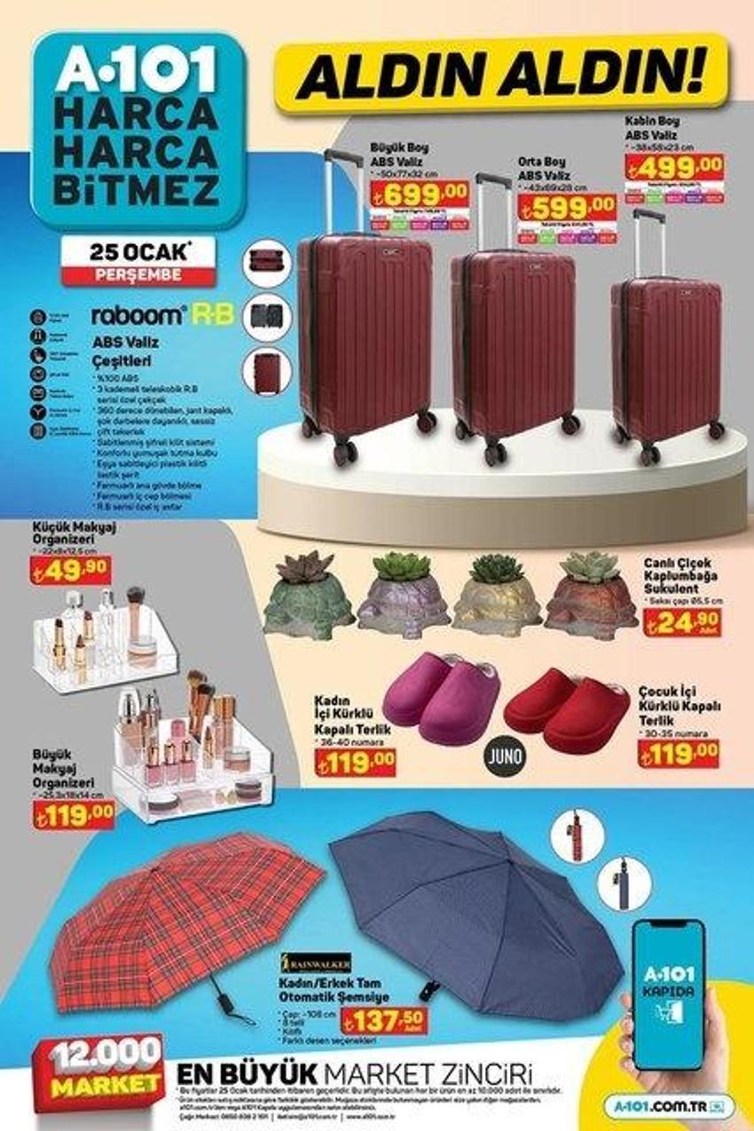 A101 25 Ocak katalogu: Koltuk takımı da var, karavan da! A101 Aldın Aldın'da bu hafta neler var?