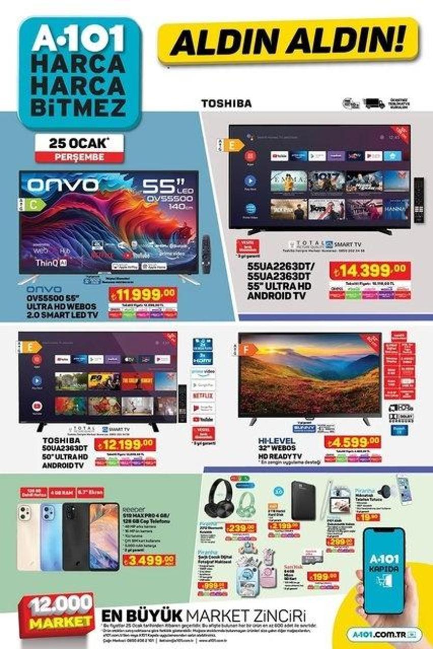 A101 25 Ocak katalogu: Koltuk takımı da var, karavan da! A101 Aldın Aldın'da bu hafta neler var?