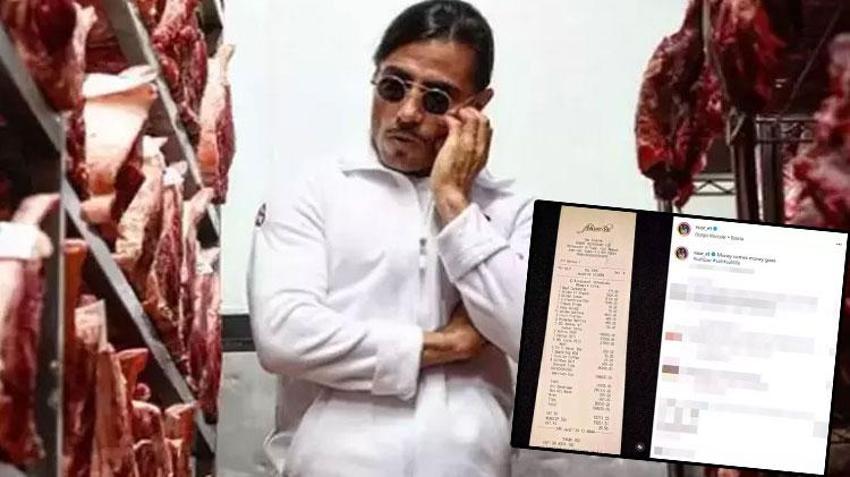 Nusret Gökçe restoranında ödenen milyonluk hesabı paylaştı!
