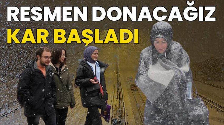 Kar dalgası onlarca kenti vuracak! Meteoroloji'den son dakika uyarısı geldi, lapa lapa kar start verdi