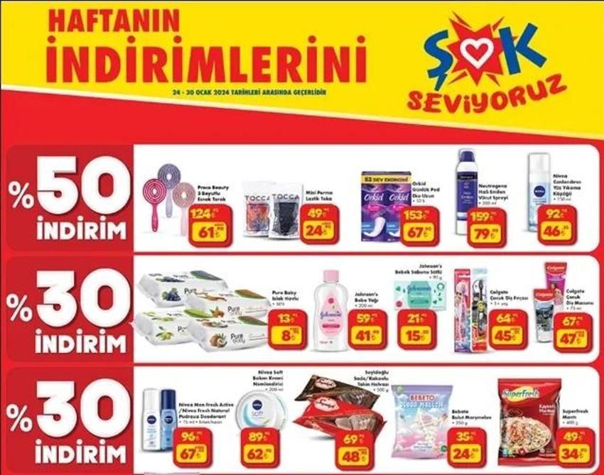 ŞOK'a kesenize uygun bakım ürünleri geliyor: 27-30 Ocak 2024 ŞOK aktüel ürünler katalogu yayınlandı!