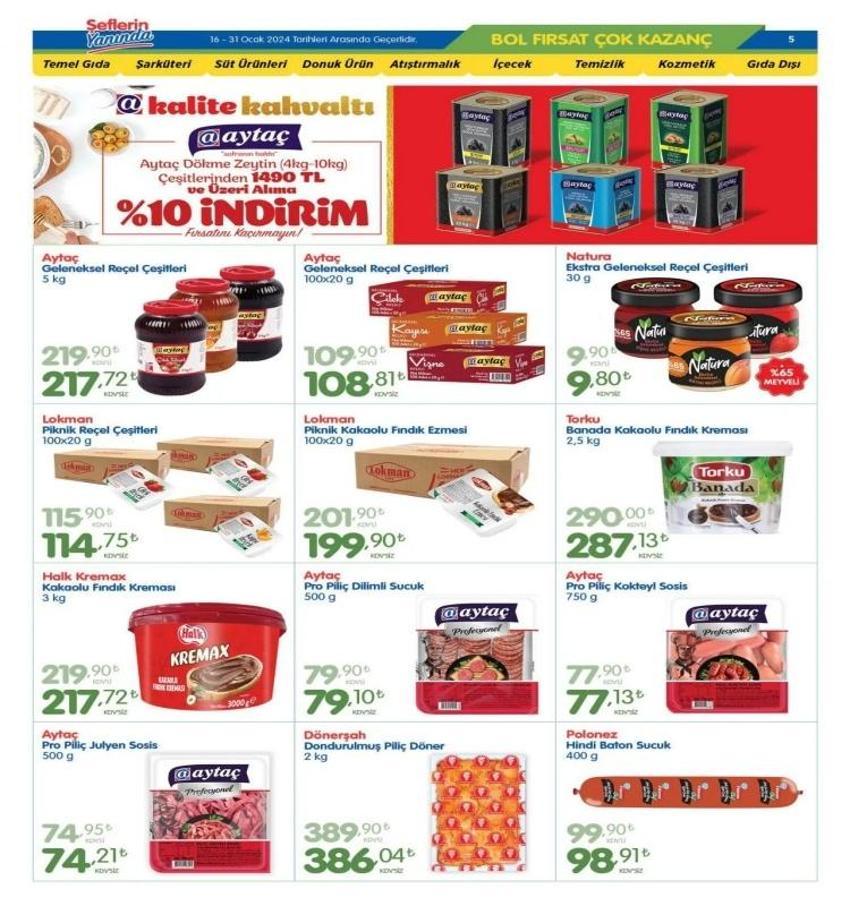 Bizim Market ürünlerinde fırsat dolu kampanyalar: 16-31 Ocak 2024 Bizim Market aktüel katalog yayınlandı!