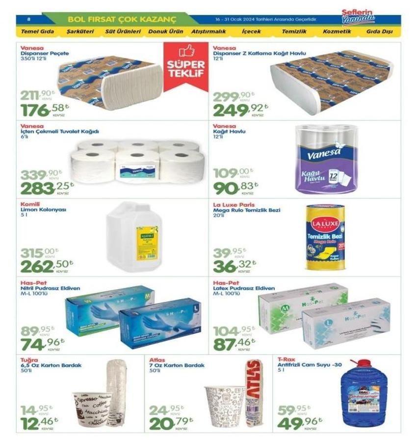 Bizim Market ürünlerinde fırsat dolu kampanyalar: 16-31 Ocak 2024 Bizim Market aktüel katalog yayınlandı!
