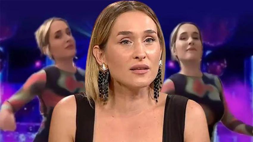 Survivor Sema Aydemir Dilber elbisesi giyip pavyon dansı yaptı, eleştiri yağdı