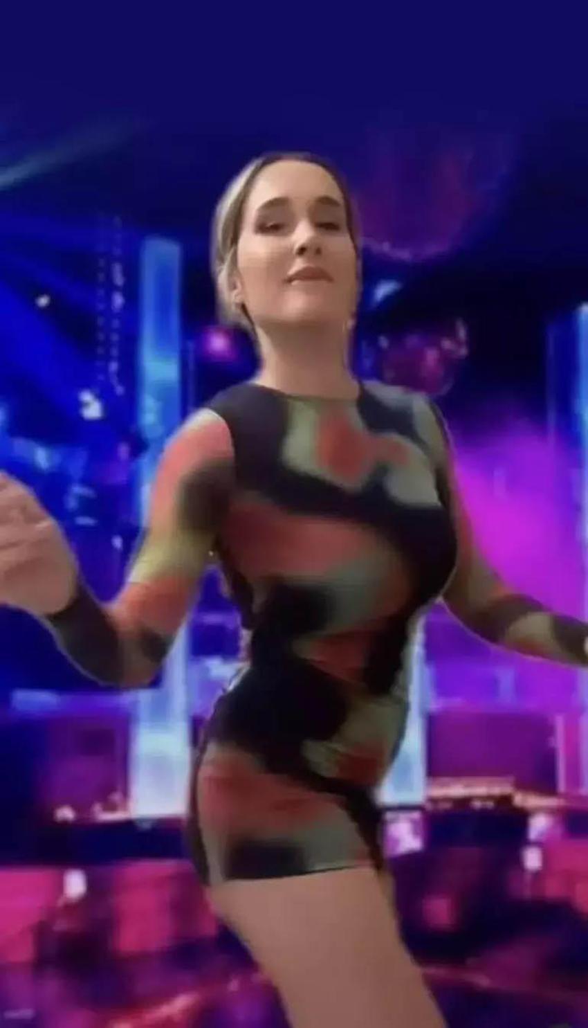 Survivor Sema Aydemir Dilber elbisesi giyip pavyon dansı yaptı, eleştiri yağdı