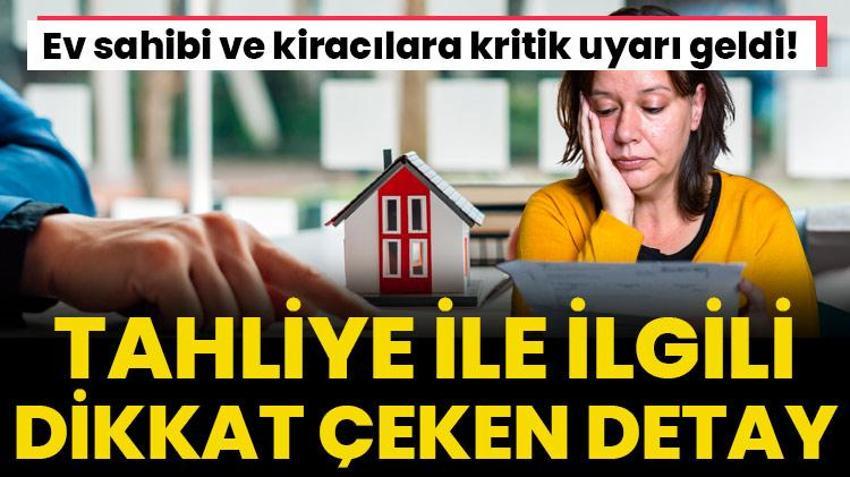 Ev sahibi ve kiracılara kritik uyarı geldi! Mahkemeden emsal tahliye kararı