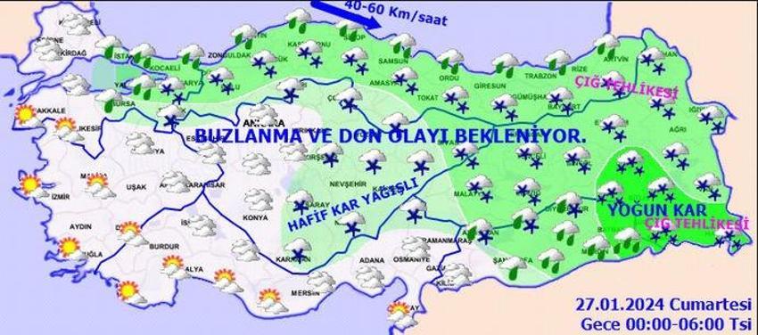Hava kar topluyor! Meteoroloji yeni hafta raporunda kar alarmı var! İstanbul için duyuruldu: 6 ilde sağanak!